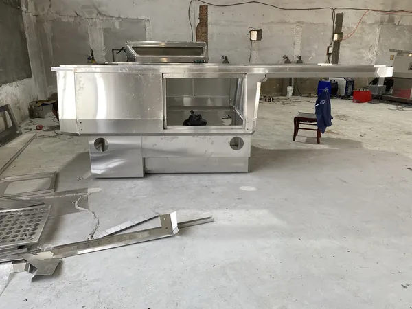 Aluminium camper bodies under construction in the SUNHOMEE factory